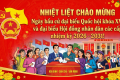 CHÀO MỪNG NGÀY BẦU CỬ ĐẠI BIỂU QUỐC HỘI KHÓA XVI VÀ HĐND CÁC CẤP NHIỆM KỲ 2026 – 2031