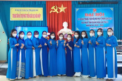Đại hội chi đoàn Trung tâm hỗ trợ phát triển giáo dục hòa nhập tỉnh Quảng Ngãi lần thứ VI nhiệm kỳ 2022-2024