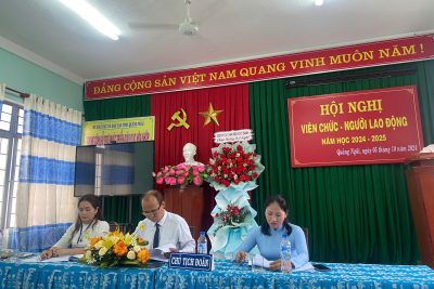 HỘI NGHỊ VIÊN CHỨC, NGƯỜI LAO ĐỘNG NĂM HỌC 2024- 2025