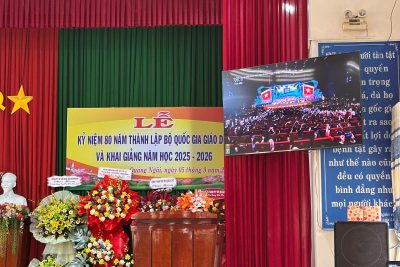 LỄ KHAI GIẢNG NĂM HỌC 2025 – 2026
